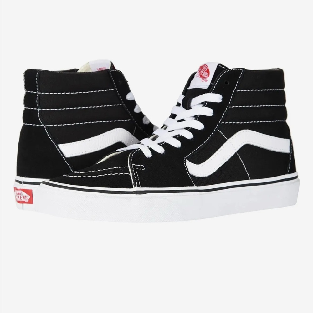 Vans Black and White Classic Sneakers